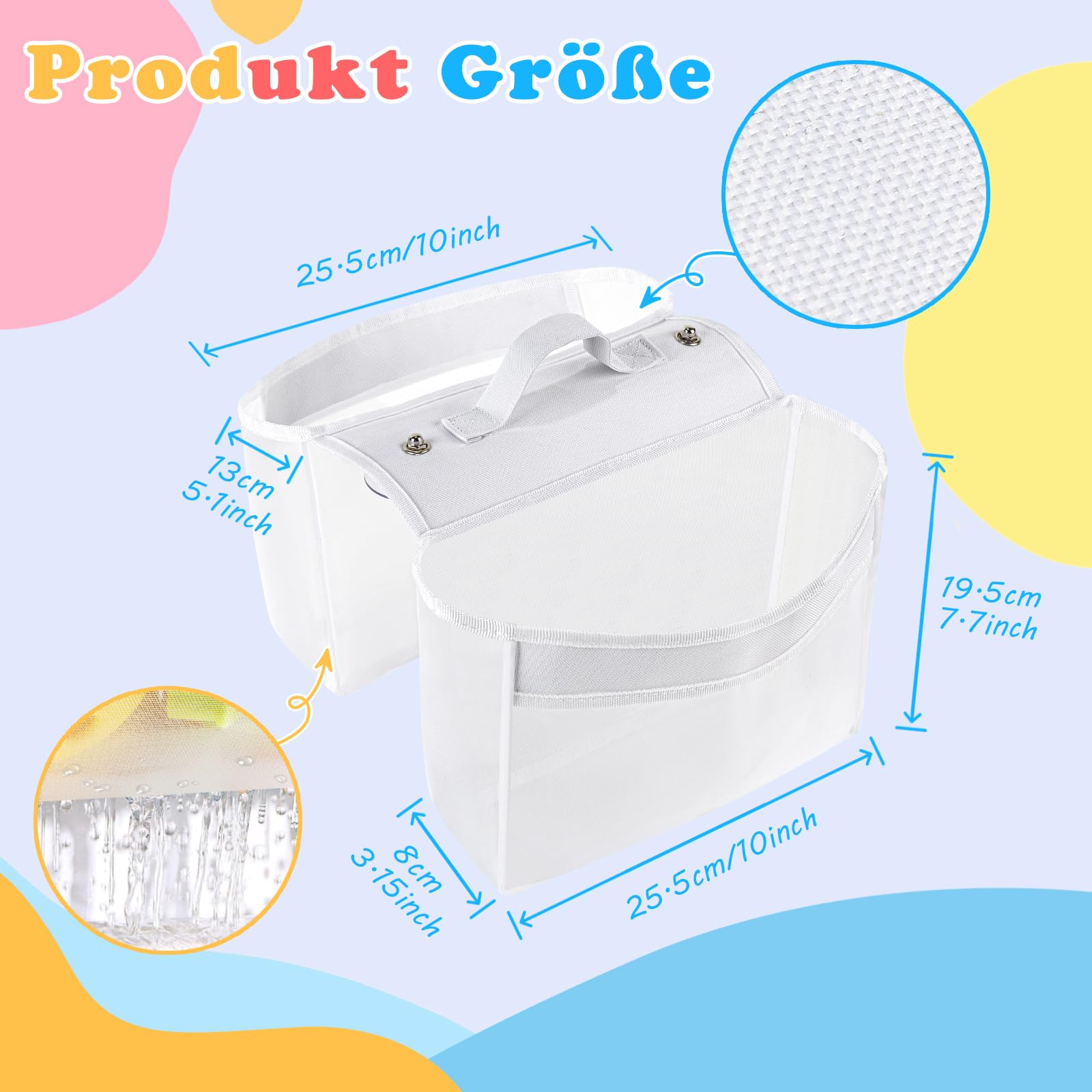 2 Stück Badespielzeug Aufbewahrungsnetz - Praktische Badewannen-Organisation Für Kinder