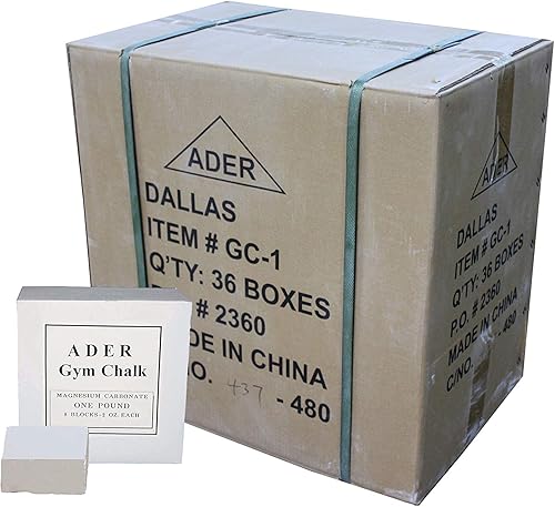 Ader - Tiza de escalada en roca de 36 libras (288 bloques de 2 onzas)
