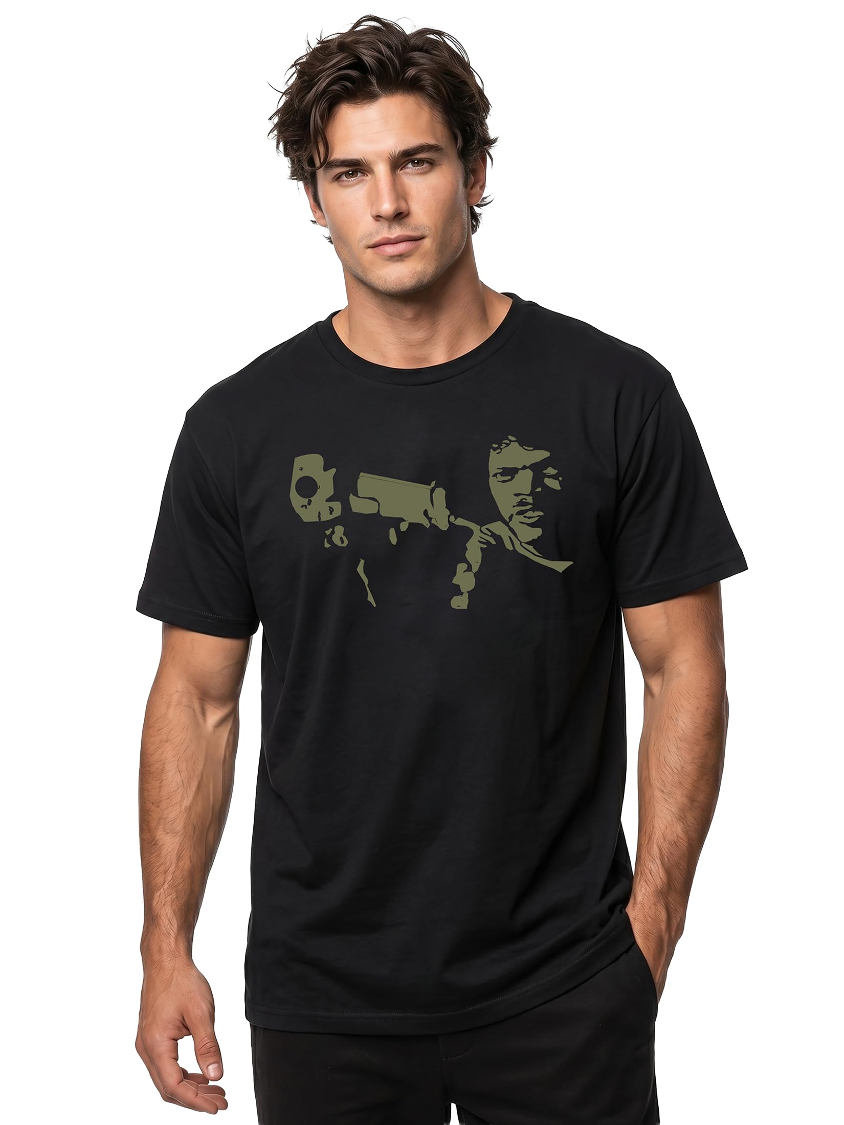 MAKAYA Maglietta Uomo Nera - Pulp Fiction