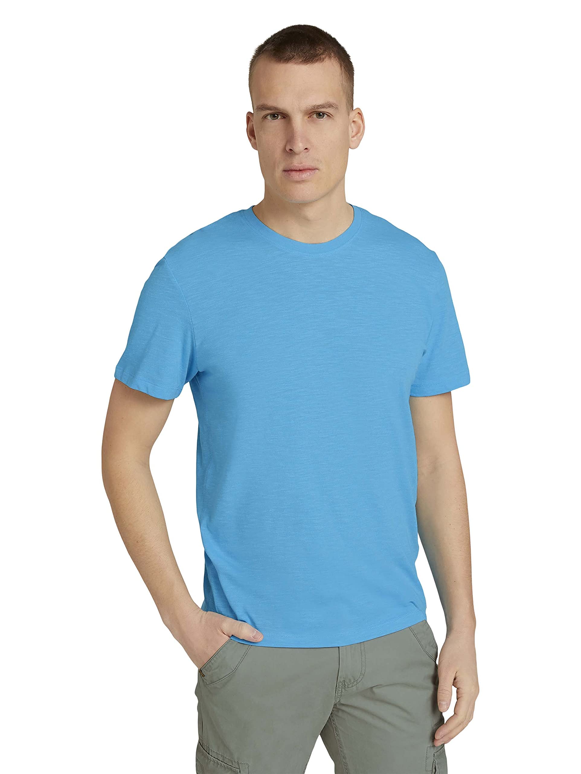TOM TAILOR Herren Uni T-Shirt