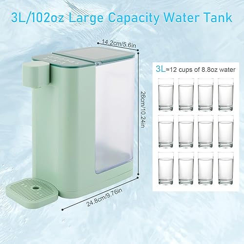 Miniatura 5 de Dispensador de agua caliente instantáneo, hervidores eléctricos, sistema de agua instantáneo de encimera para calentamiento y salida rápidos, 5