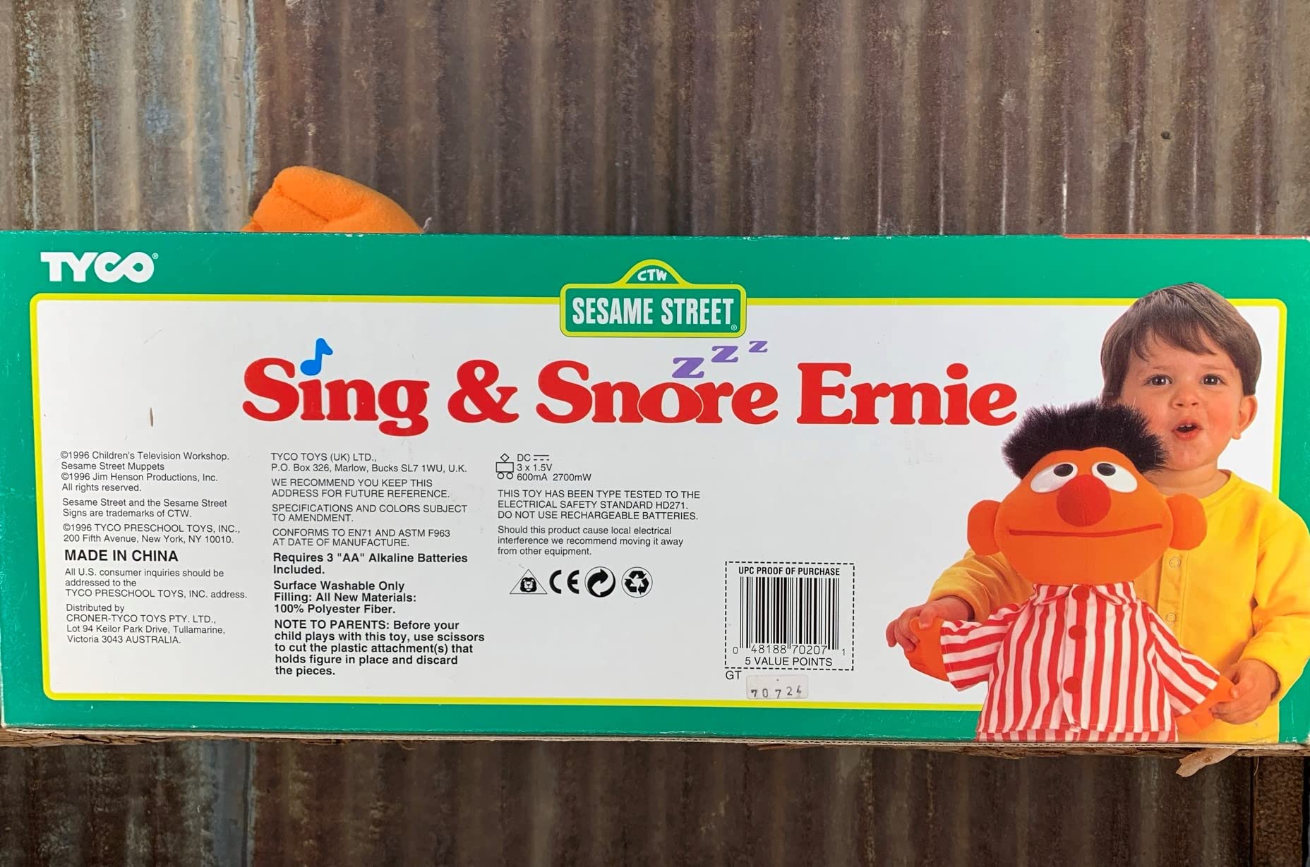 snoring ernie doll
