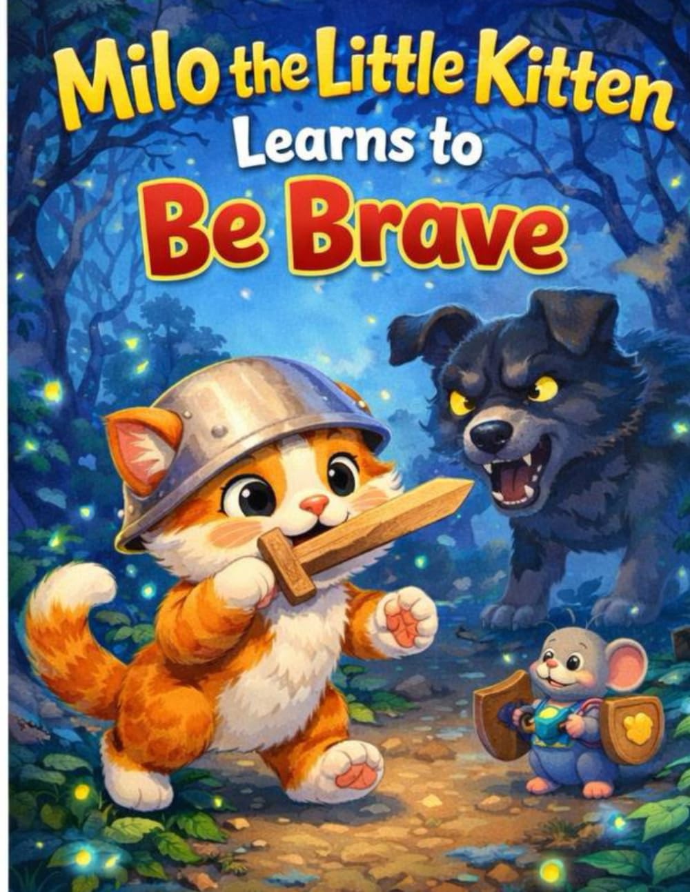 Milo the Little Kitten Learns to Be Brave