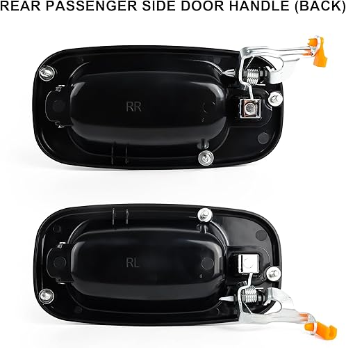 Miniatura 2 de Juego de 4 manijas de puerta exteriores compatibles con Chevrolet Silverado 1999-2007, Suburban Tahoe Avalanche GMC Sierra Yukon, Cadillac Escalade,