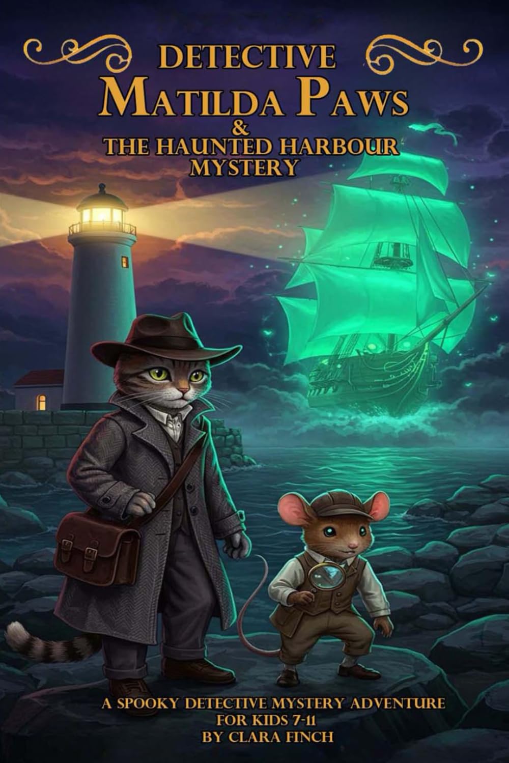 Detective Matilda Paws & The Haunted Harbour Mystery: A Spooky Detective Mystery Adventure For Kids 7-11 (Detective Matilda Paws Mysteries)