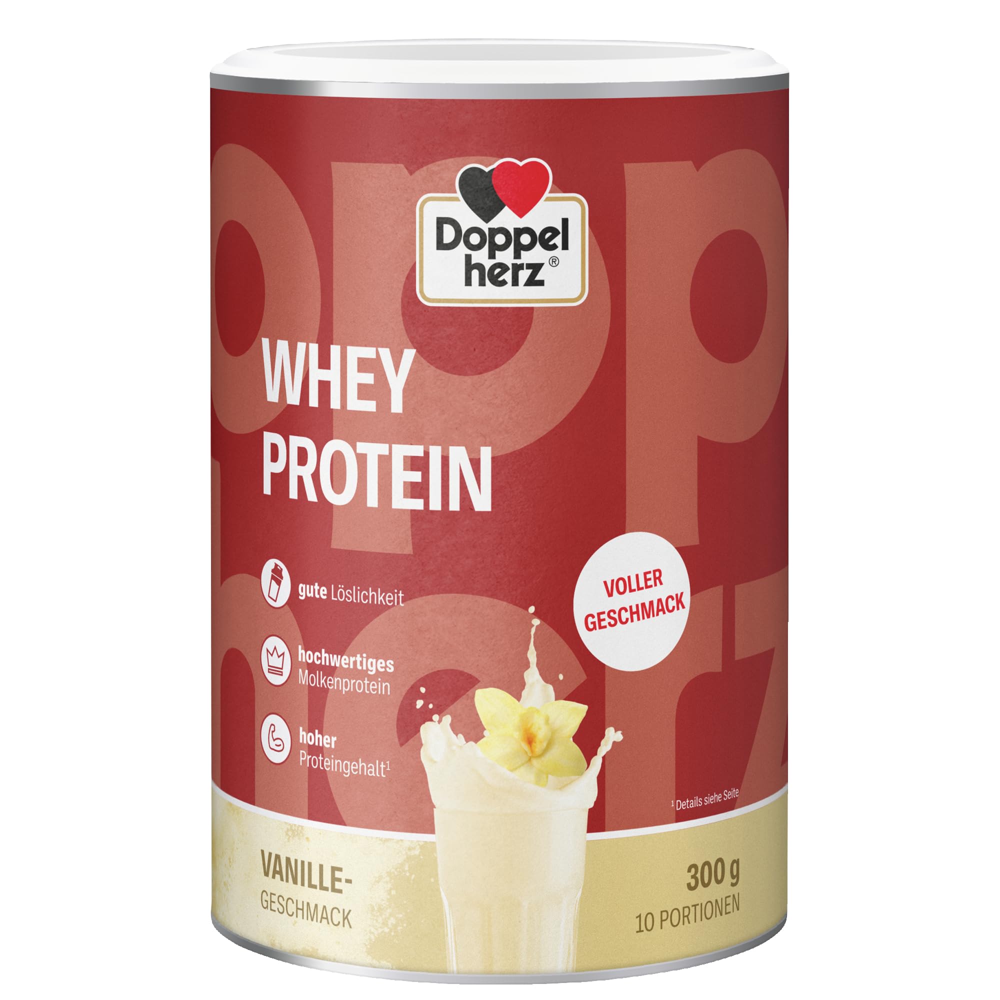 Queisser Pharma GmbH & Co. KG Doppelherz Whey Protein Pulver Vanille-Geschmack 300 g