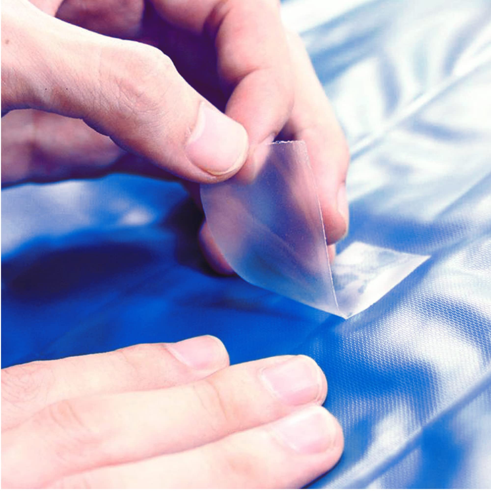 Race&Herd 10 Pack TPU Inflatable Patch Repair Kit - Clear Flex Seal Tape for Pool, Air Mattress, Aquaseal Wader | Heavy Duty