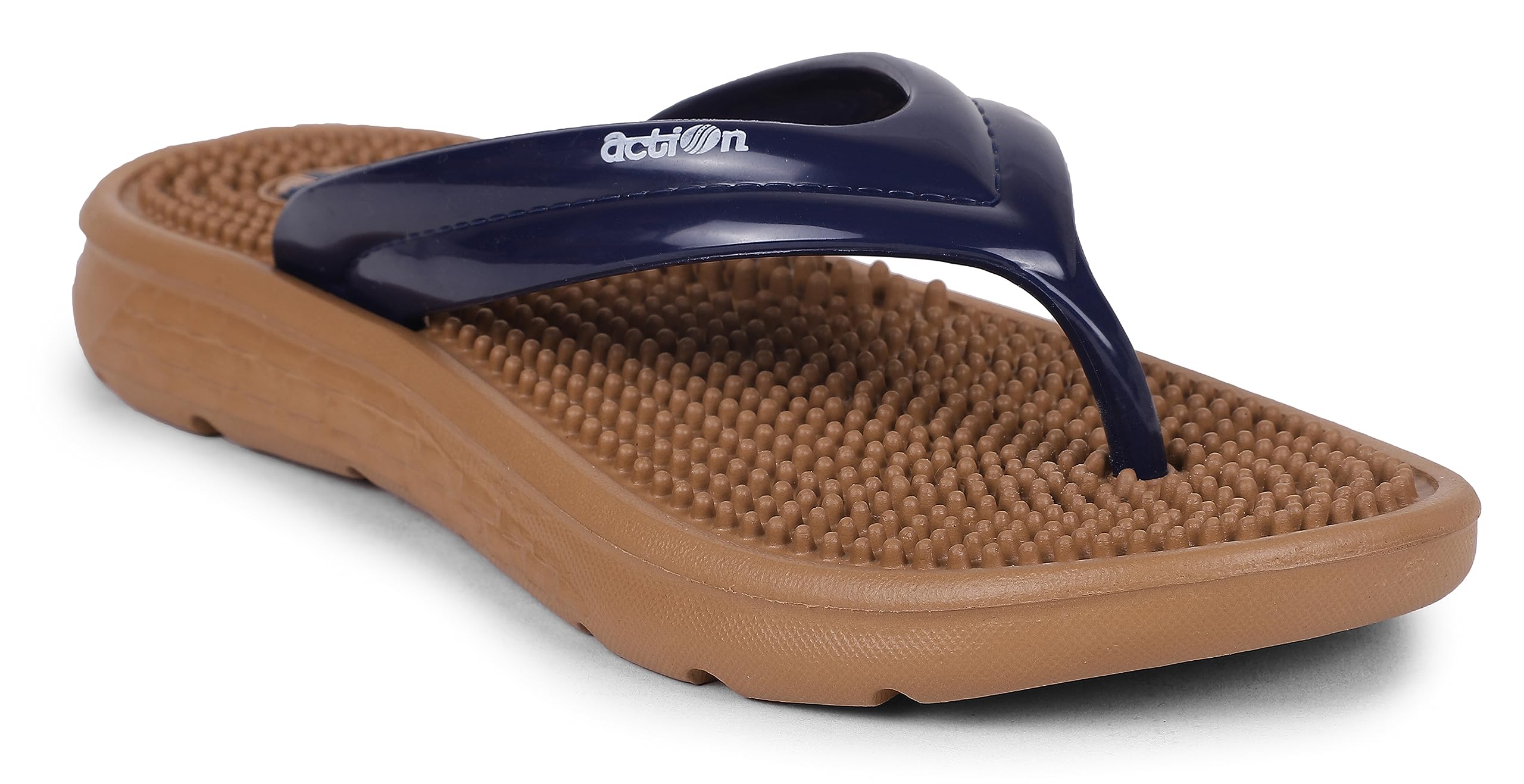Action Women Wood And Navy Blue Stylish Lightweight Casual Slippers | Walking Flip Flop | Outdoor Slippers | Fashion Slipper | | Comfortable and Flexible | Under 500 (APFT0013WDNB08) | Size-8 (B0CG3QBXL1) Amazon Price History, Amazon Price Tracker