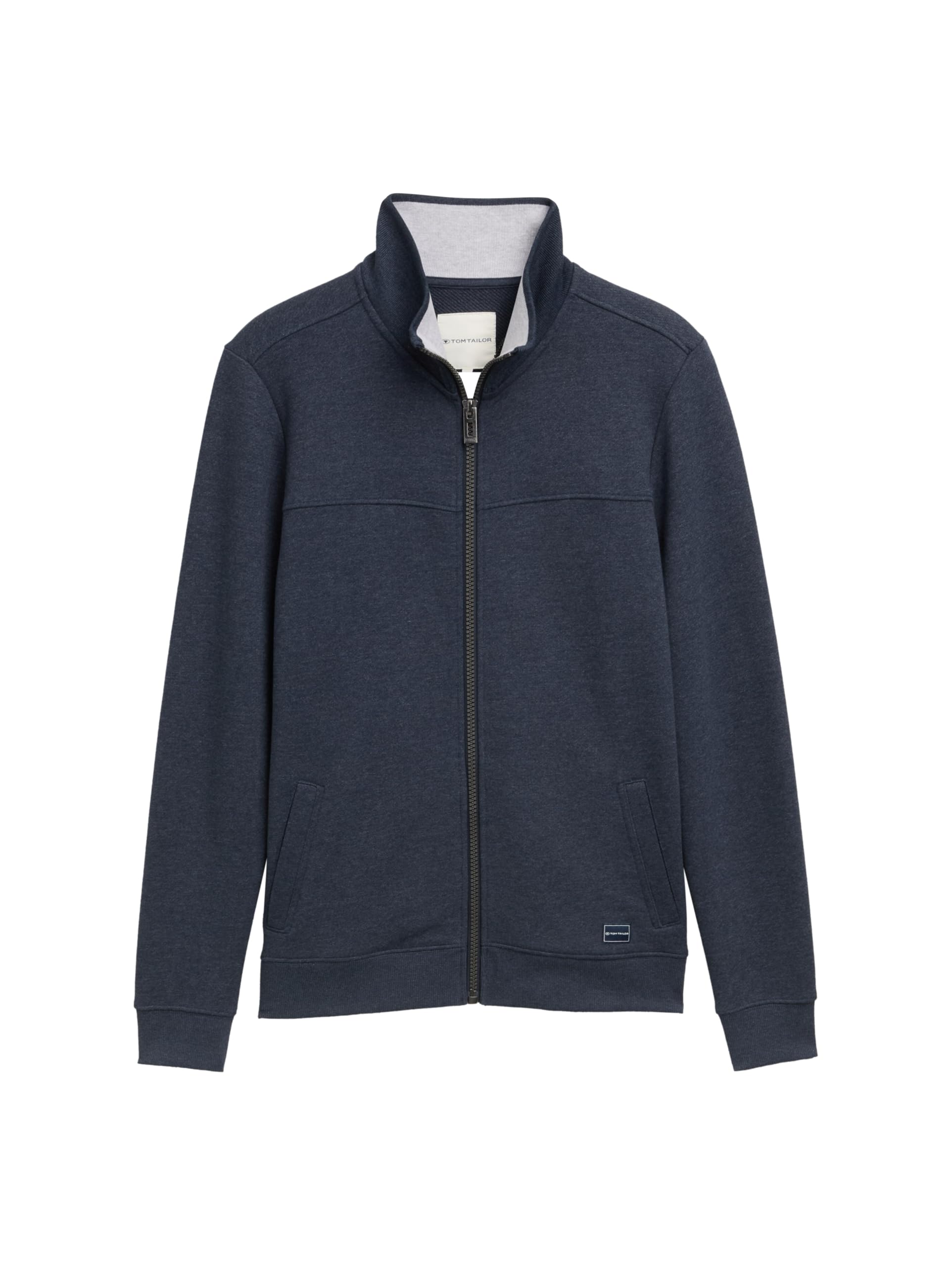 TOM TAILOR Herren Sweatjacke mit Stehkragen