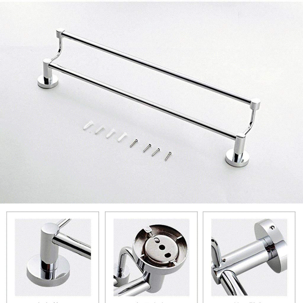 Bagno Portasciugamani Portasciugamani - Finitura spazzolata, set di portasciugamani moderni, accessori per portasciugamani da bagno per la ristrutturazione del bagno È così gentile da parte tua