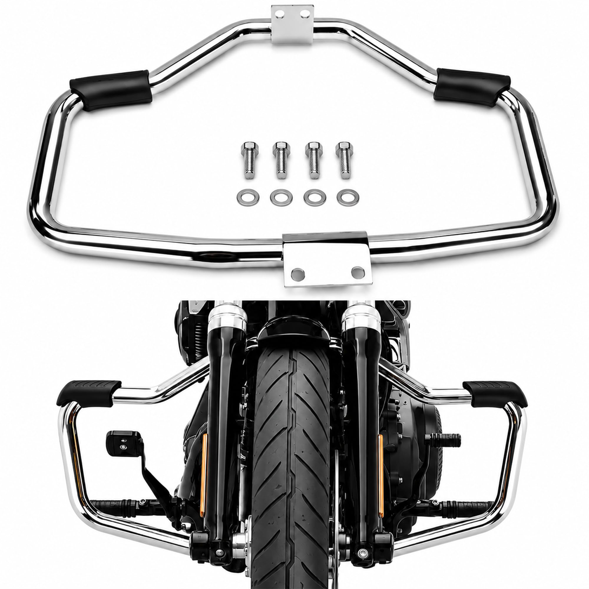 Amazon.com: PSLER Engine Guard Highway Crash Bar for Sportster