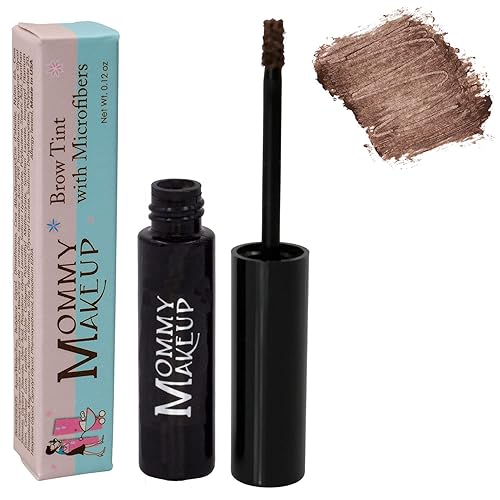 Miniatura 7 de Tinte de cejas con microfibras en morena fresca (marrón claro frío) maquillaje de cejas de aspecto natural, cubre las canas, resistente al agua, sin