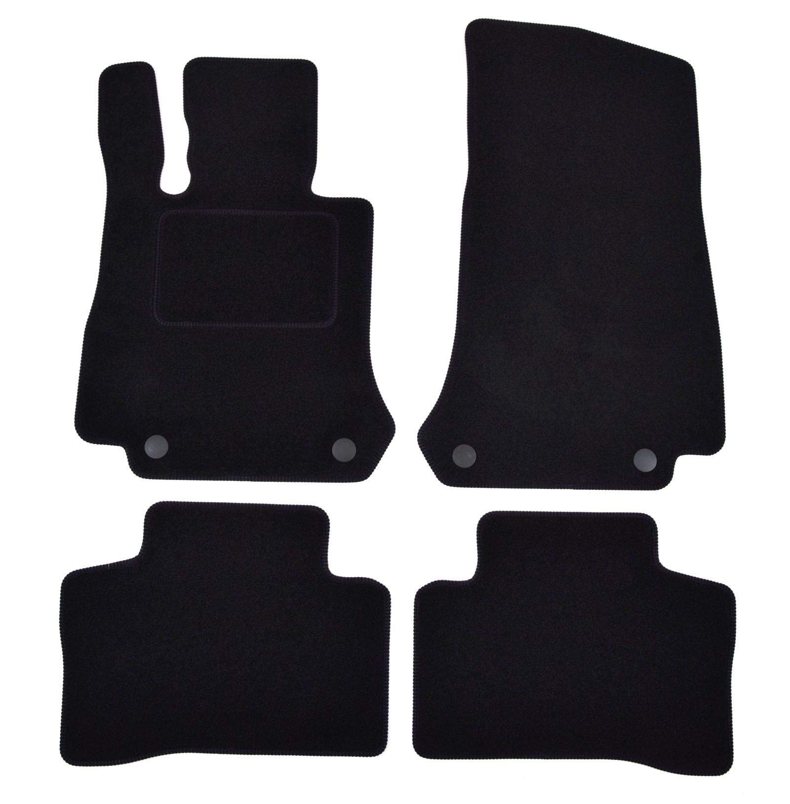 Tappetini Velluto Dodge Challenger III 2008- | Set 4 Pezzi Nero Premium