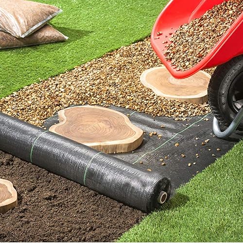 Miniatura 6 de Tela de barrera de malezas de alta calidad de 5 onzas, cubierta de suelo resistente, tela de barrera de malezas comercial, tapete de jardinería