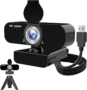 Webcam for PC, Full HD 1080p