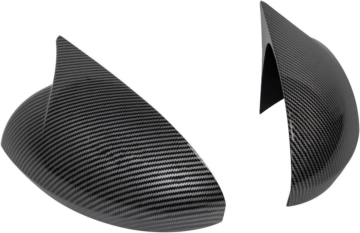 XJPGHA Wing Mirror Covers Caps for NISSAN Altima 2019-2024, Sturdy Durable Cover Housing Door Mirror Vehicle Accessory Rearview Side Covers,Carbon Fiber Texture