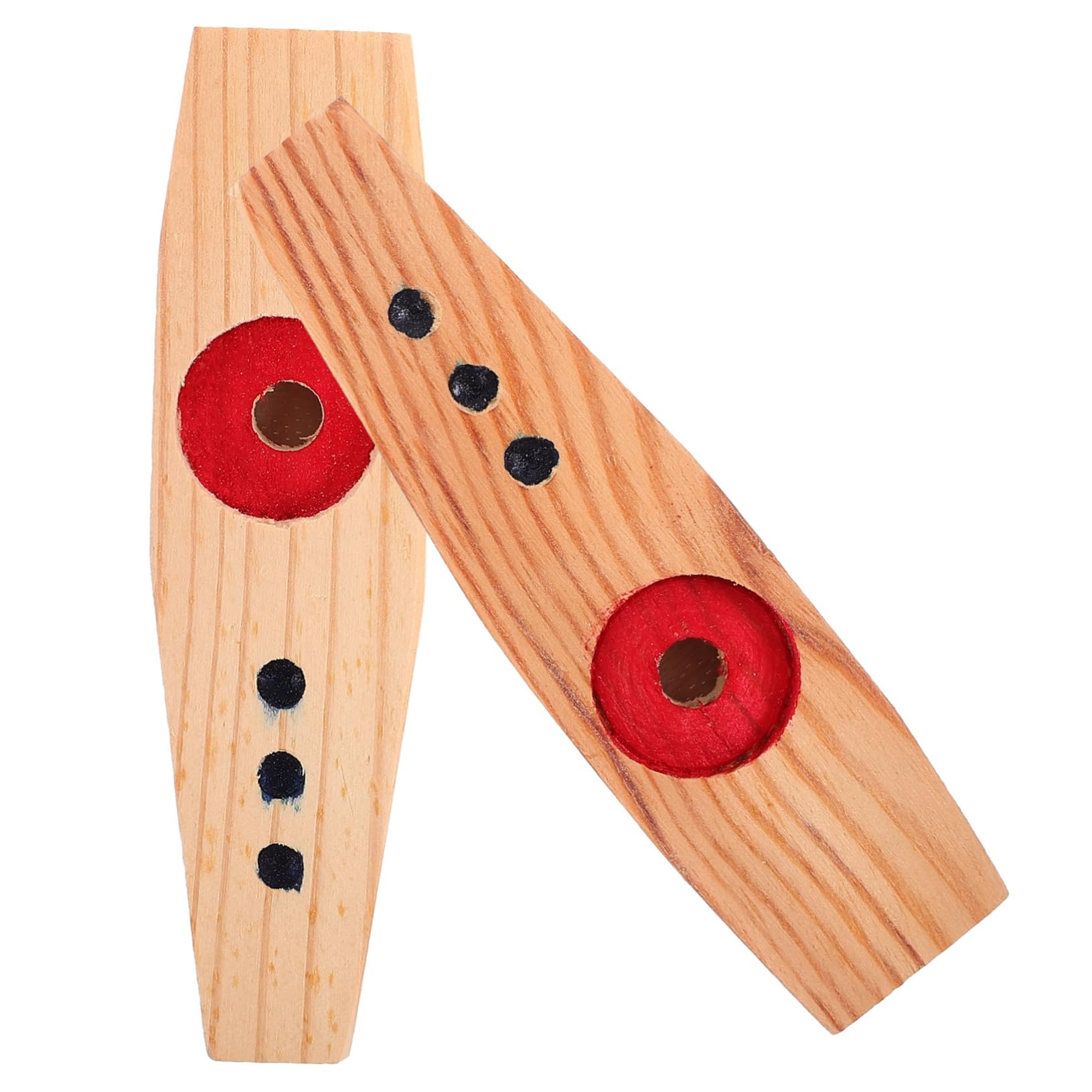 ERINGOGO 2pcs Kazoo for Music Lover Flute Musical Portable Music Kazoos for Adults Mouth Instrument Small Instrument Small Kazoo Practice Kazoo Kazoos Wood