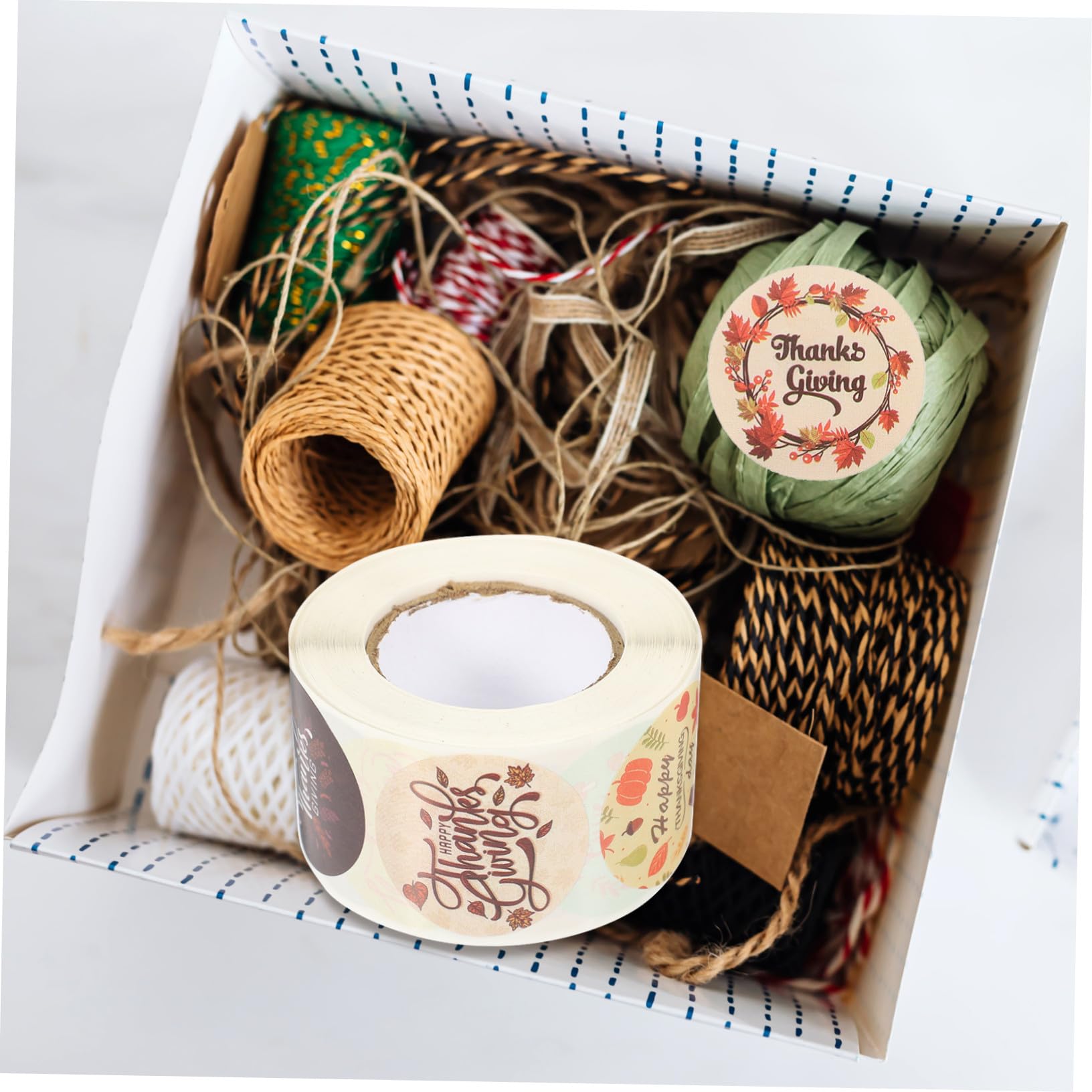 4rotoli Adesivi Decorativi Per Buste Di Ringraziamento Di Etichette Autoadesive Adorabili Per Sigillare Buste e Pacchi Per Festività e Scuola