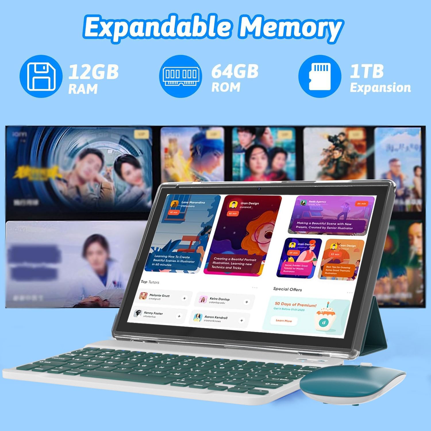 Amazon.co.jp: COOPERS タブレット Android 15、10インチタブレット