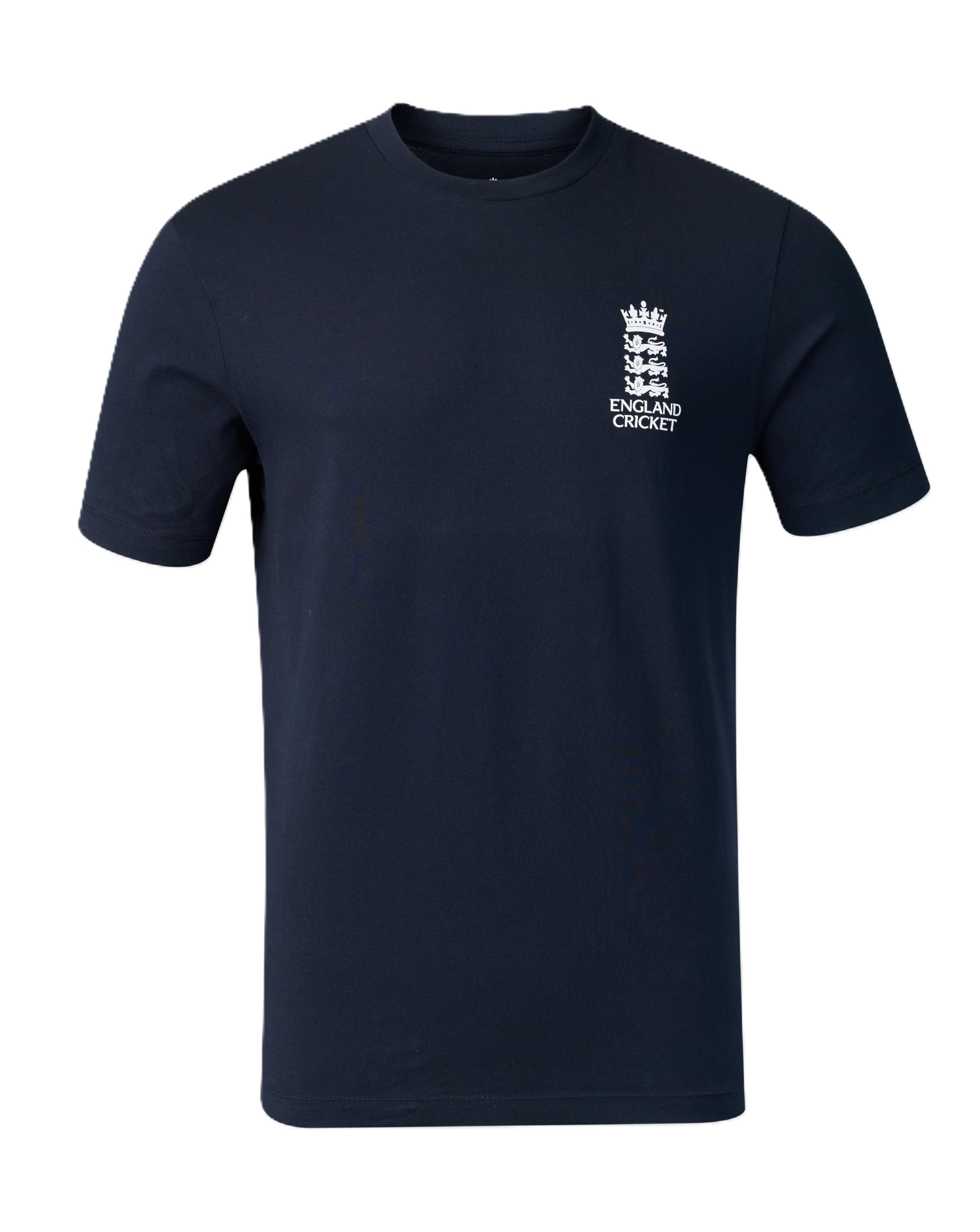 England Cricket Unisex 26/27 Essentials Crest Short Sleeve T-shirt - Navy