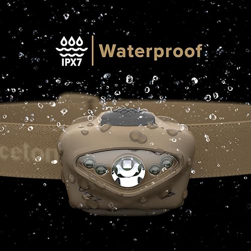 Miniatura 4 de Princeton Tec Vizz - Linterna frontal LED táctica (420 lúmenes, bronceado), talla única