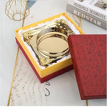 オールド・バカラ ブロンズ装飾 リーフ文 スクエア型 灰皿 小物入れ ディアマン オールド・バカラ ブロンズ装飾 リーフ文 スクエア型 灰皿 小物