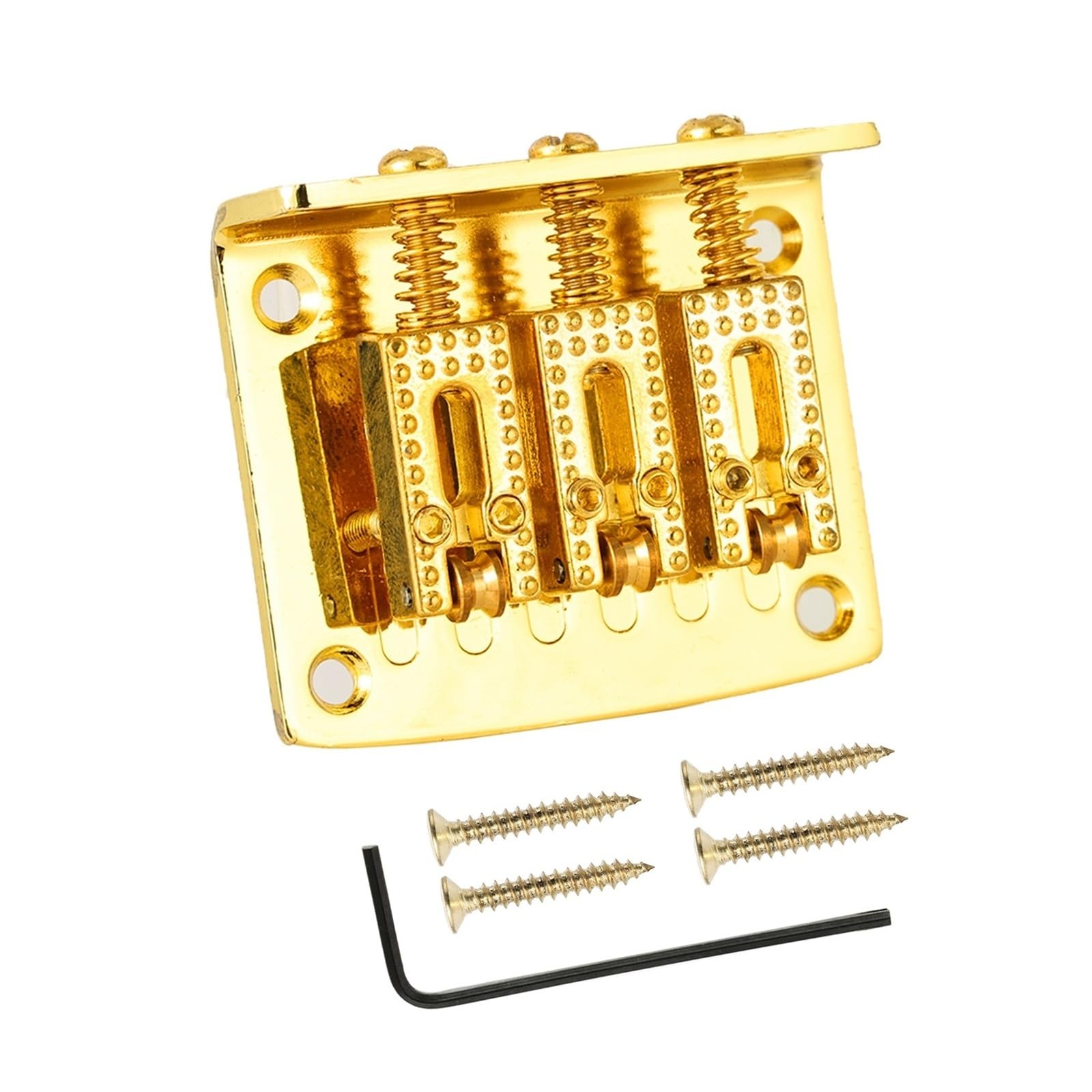 3-saitige Gitarrenbrücke(Gold)