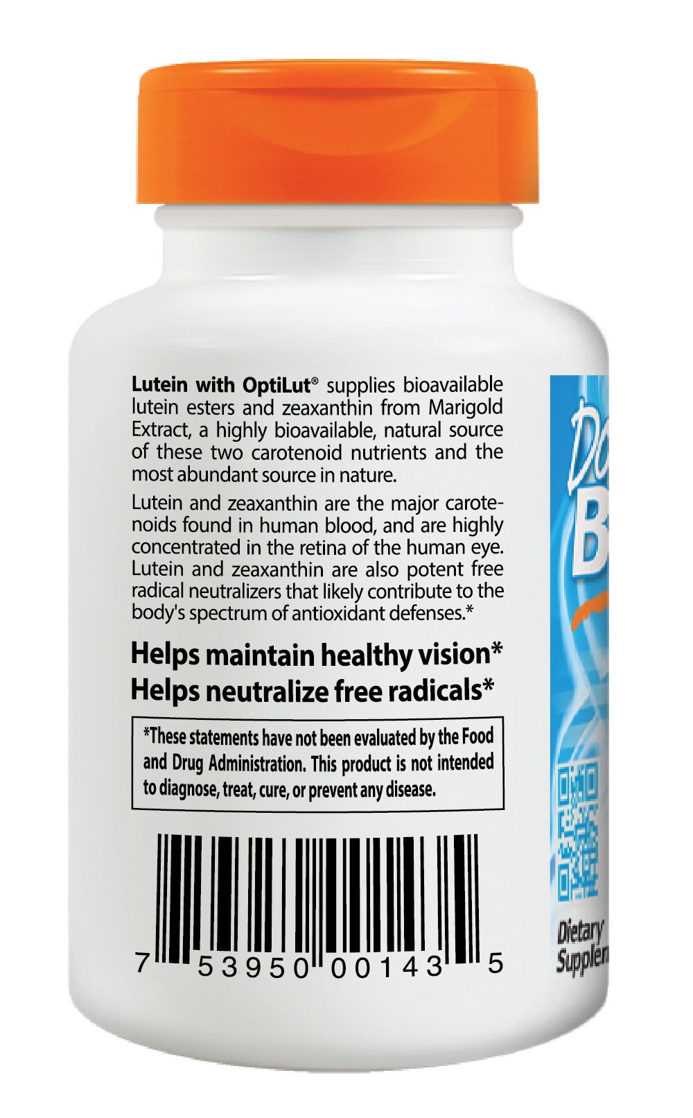 Doctor's Best Luteina Con Optilut, 10 Mg - 120 Vcaps 120 Unidades 80 g