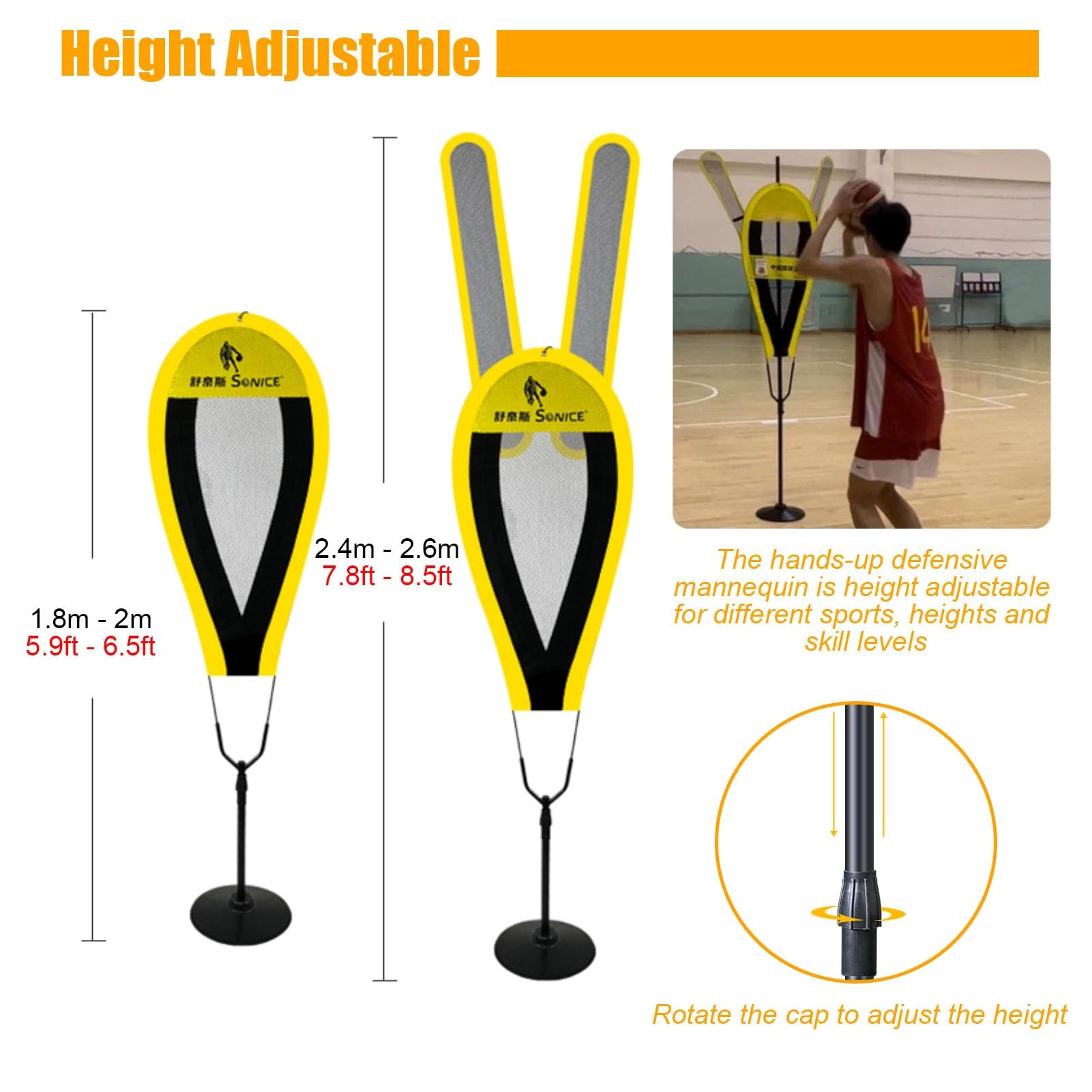 サッカー バスケ ディフェンダーダミー 3体セット 収納カバン付き