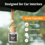 Car Air Freshener Hanging, 2 Pack Car Air Fresheners Diffuser - White Tea Fragrance Oil Air Diffuser for Car, Long Lasting Fragrance Inspired by Shangri-La Hotel