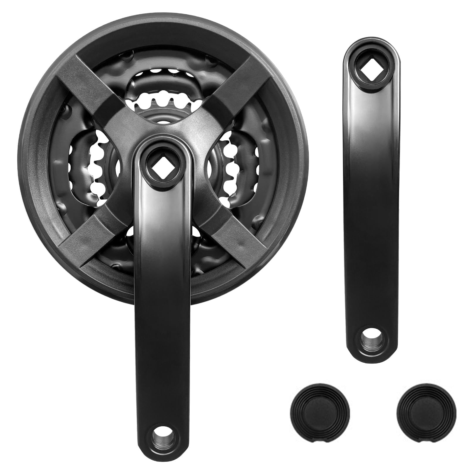 Amazon | Relwears 自転車用クランクセット FC-TY301 42-34-24T 3x6/7