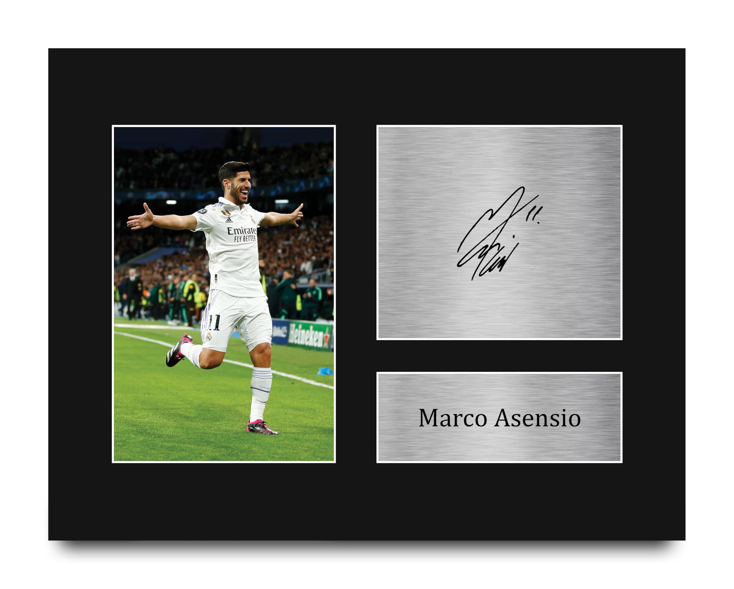 HWC Trading Marco Asensio Real Madrid Gifts Printed Signed Autograph Picture for Soccer Fans and Supporters - US Letter Size