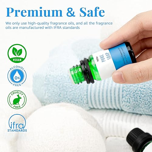 Miniatura 5 de MitFlor Clean - Juego de aceites aromáticos de 6 x 0.3 fl oz y aceite de fragancia individual de ciprés de cedro, aromas para hacer velas de jabón,