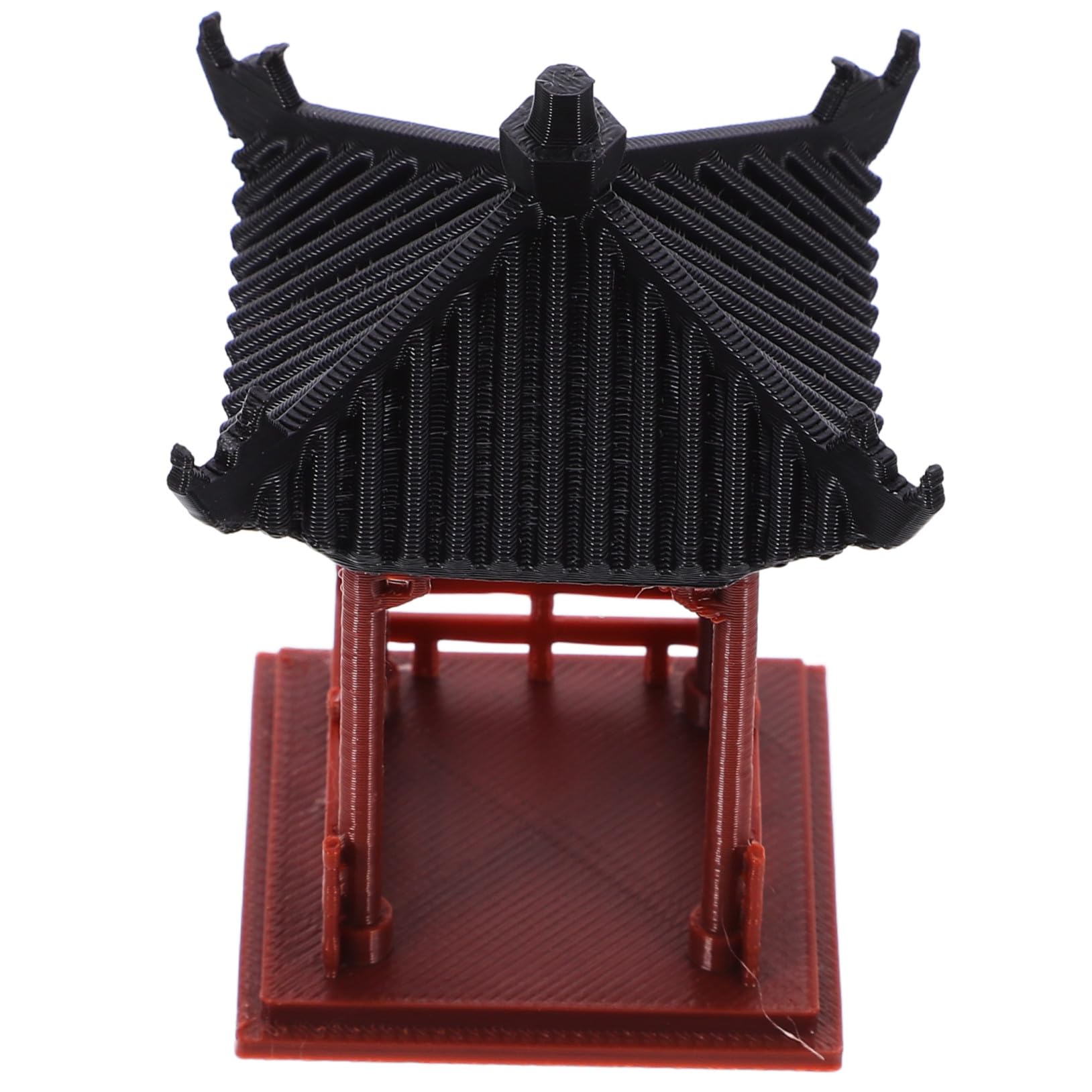 Pavillon miniature à quatre angles Milisten pour décorer un micro-paysage et bonsaï extérieur