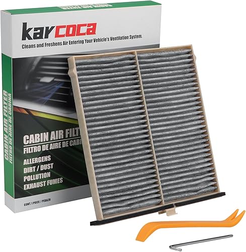 KARCOCA CF11811 Filtro de aire de cabina prémium con carbón activado compatible con MAZDA 3 (2014-2018) MAZDA 6 (2014-2021) MAZDA CX-5 (2013-2023)