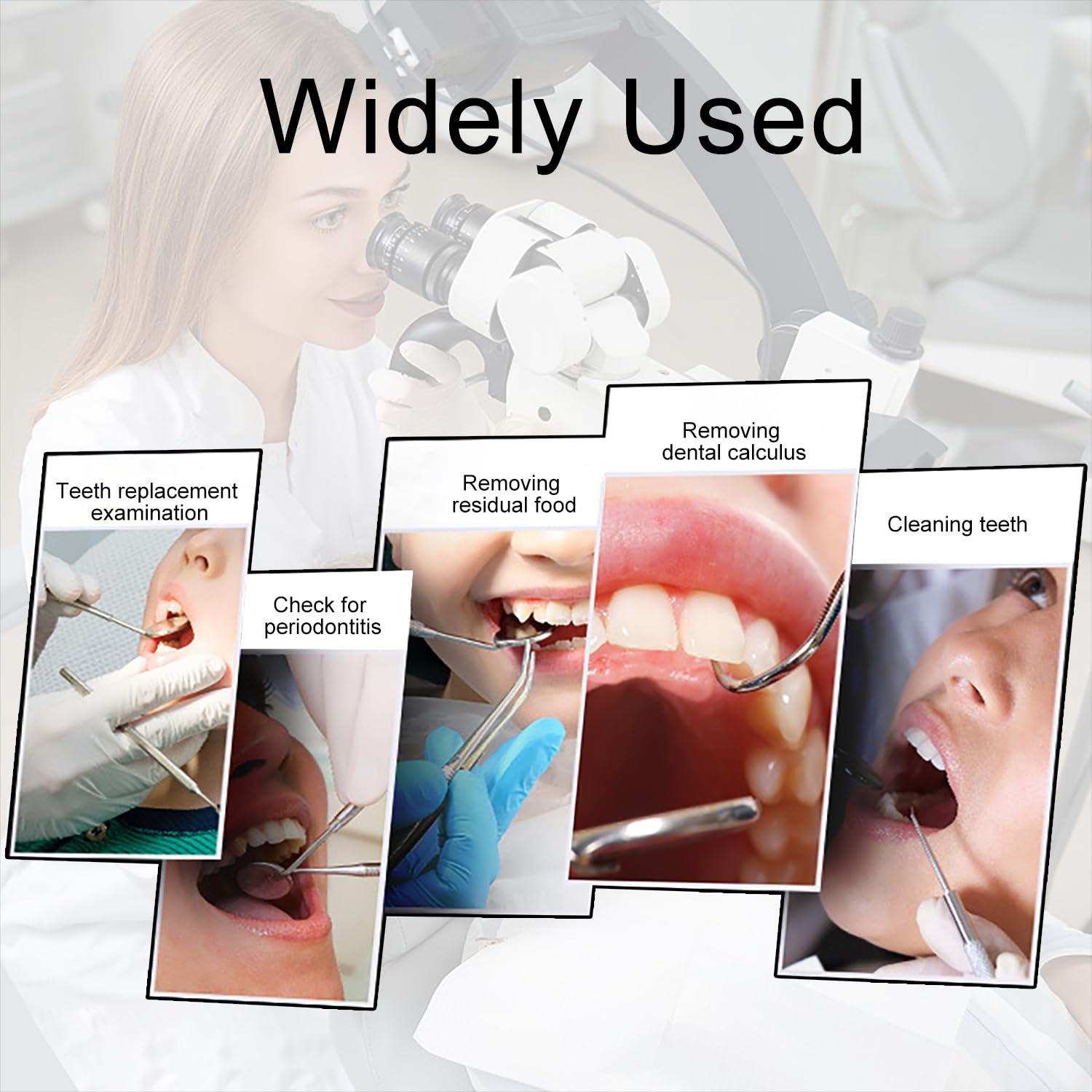Espejo de Boca Dental para Dentista Higiene Oral Herramienta de Inspección