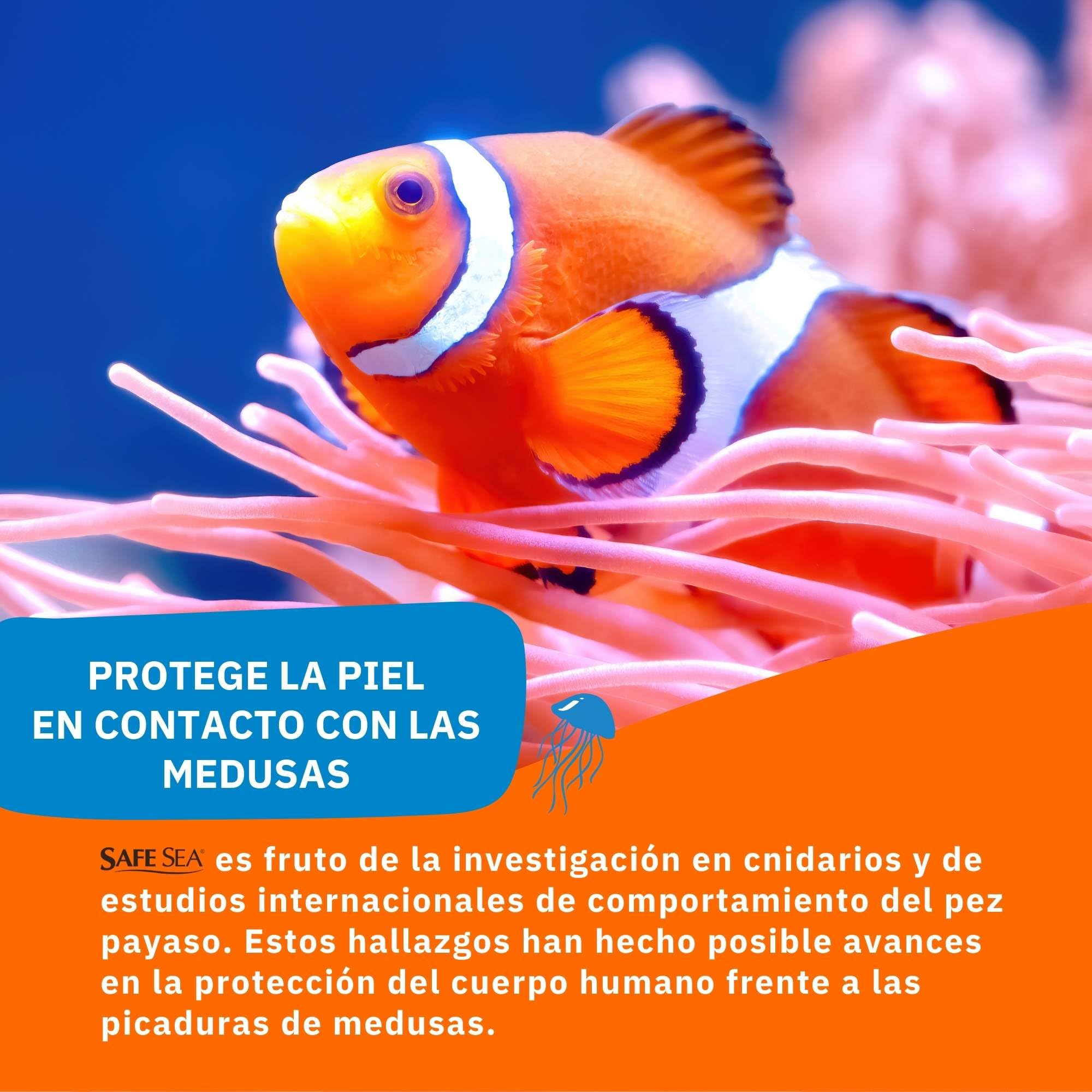 SAFE SEA - sportowy krem przeciwsłoneczny przeciw meduzom SPF 50+ - wegański - wysoka wodoodporność i wysoka ochrona przeciwsłoneczna dla sportowców - odpowiedni dla skóry wrażliwej - 100 ml.