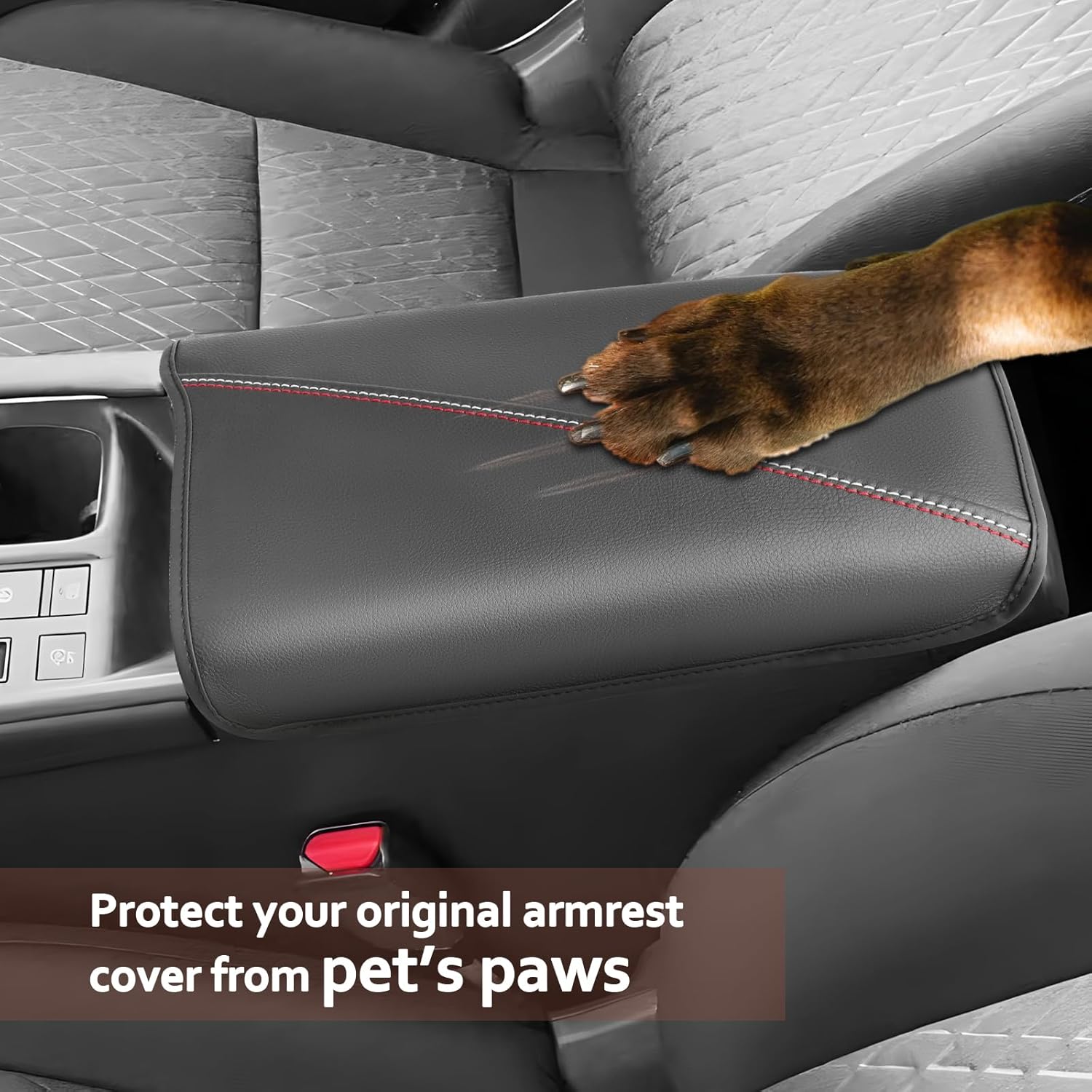 SKTU for 2026 Nissan Sentra Armrest Cover for 2026+ Nissan Sentra (S/SV/SR/SL) Center Console Cover Nissan Sentra 2026 Accessories Console Cushion Pad 2026 Sentra Seat Box Pad Soft
