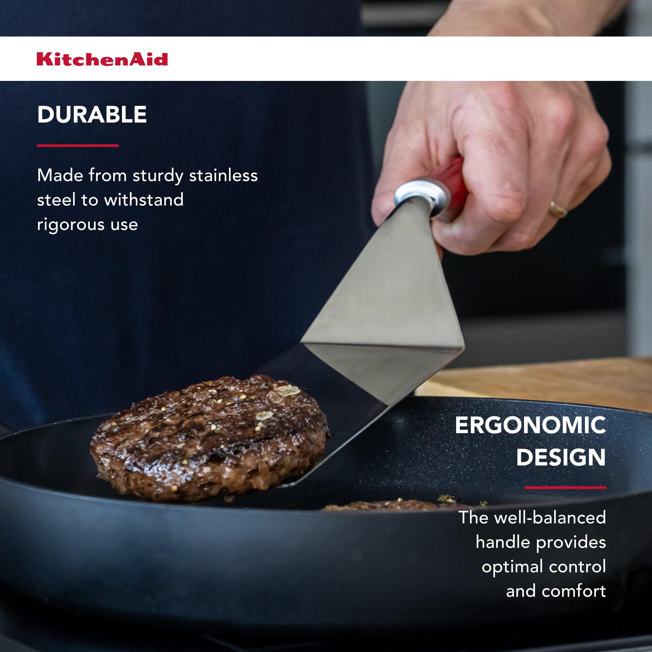 KitchenAid 3-częściowy zestaw do grillowania w pomieszczeniach - Empire Red