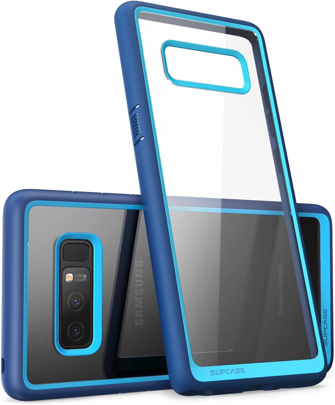 SUPCASE Unicorn Beetle Style Case Designed for Galaxy Note 8, Premium Hybrid Protective Clear Case for Galaxy Note 8 2017 Release (Navy)