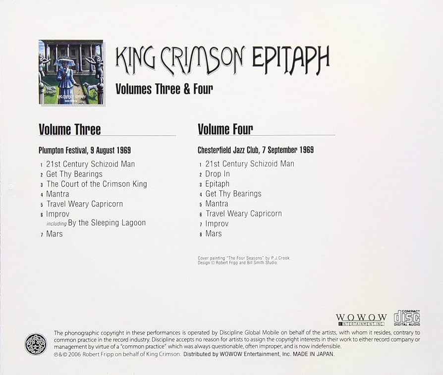 Amazon.co.jp: エピタフ vol.3&4: ミュージック