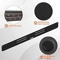 Vista 3 de Protectores de viento para parrilla Blackstone de 22 pulgadas, accesorios magnéticos de acero inoxidable para parrilla Blackstone y campamento