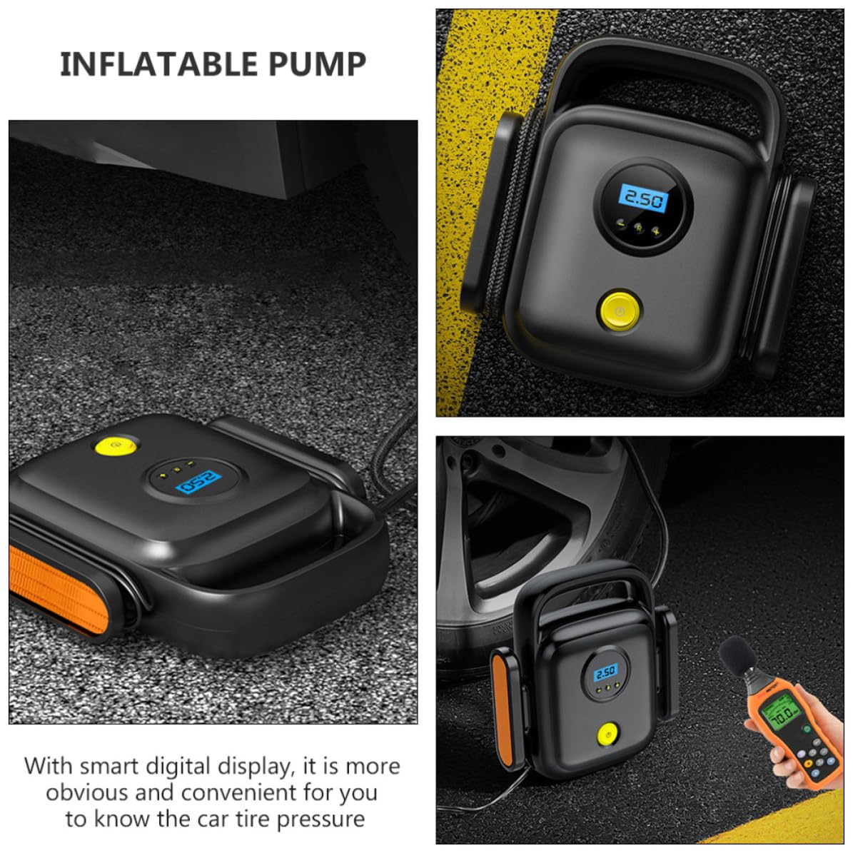 Compresseur D'air pour Voiture 120w 12v Moniteur Numérique