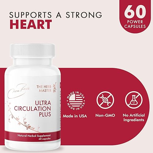 Miniatura 2 de Nora Ross Ultra Circulation Supplements Suplementos saludables de óxido nítrico para hombres y mujeres Apoyo saludable para el corazón y el flujo