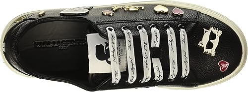 Vista 5 de Karl Lagerfeld Womens Cate Pins Lace Up Platform Sneaker