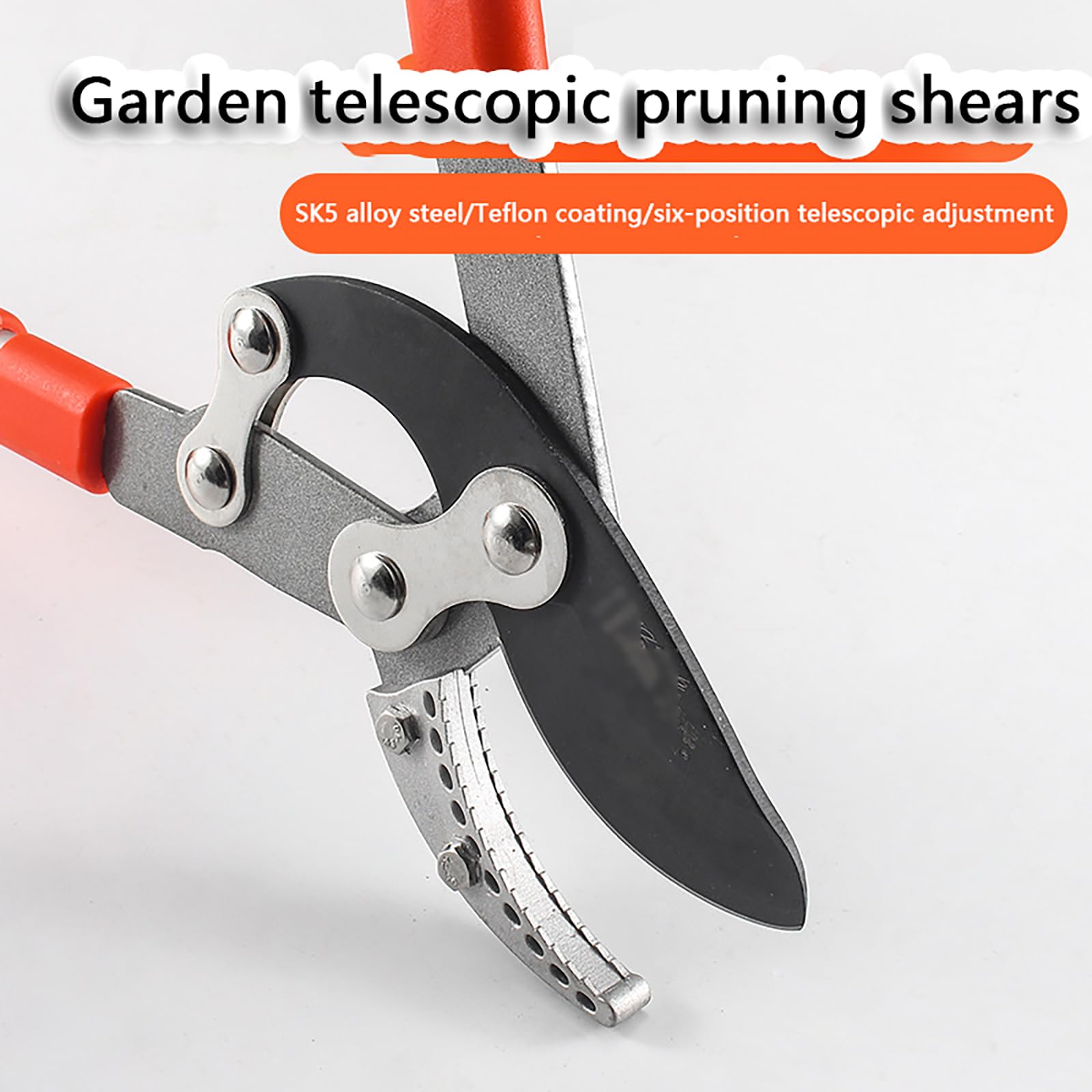 Tijeras De Podar Telescópicas - Tijeras De Podar Extensibles De 70-100 Cm, Para Ramas Altas, Para Cortes Más Limpios, Capacidad De Corte De 9,5 Cm, Punta De Acero De Aleación SK5,B