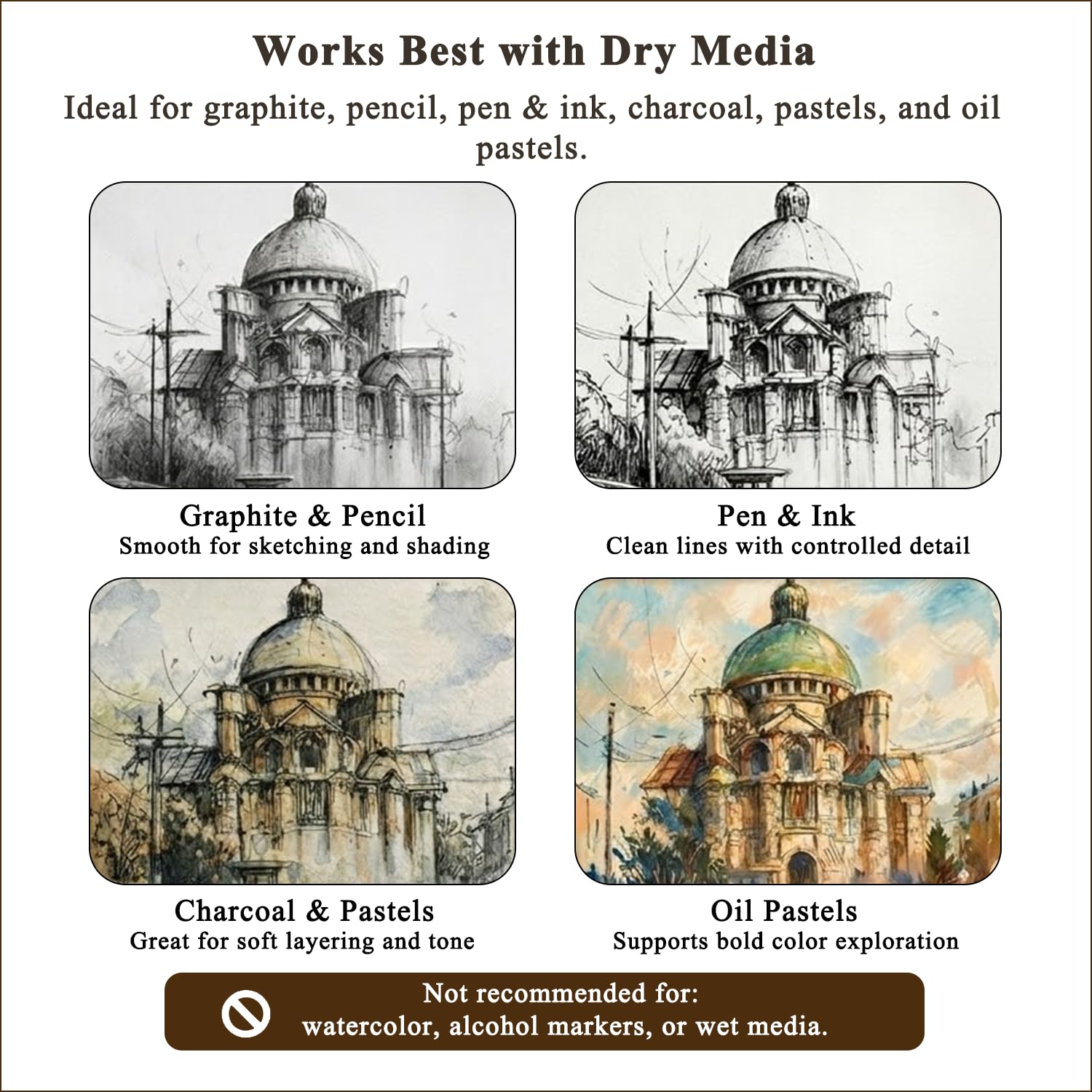 Fuxi 9" x 12" Sketchbook - 100 Sheets -6 Fuxi 9" x 12" Sketchbook - 100 Sheets -6
