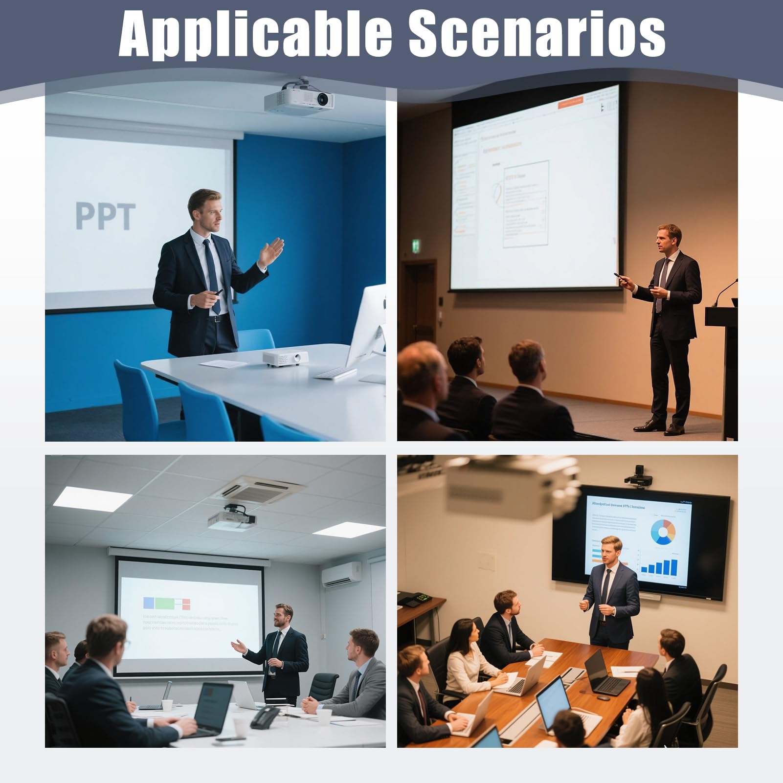 Pointeur Laser Télécommande Présentation PowerPoint Keynote Google Slides PDF Compatible Windows Mac Plug & Play