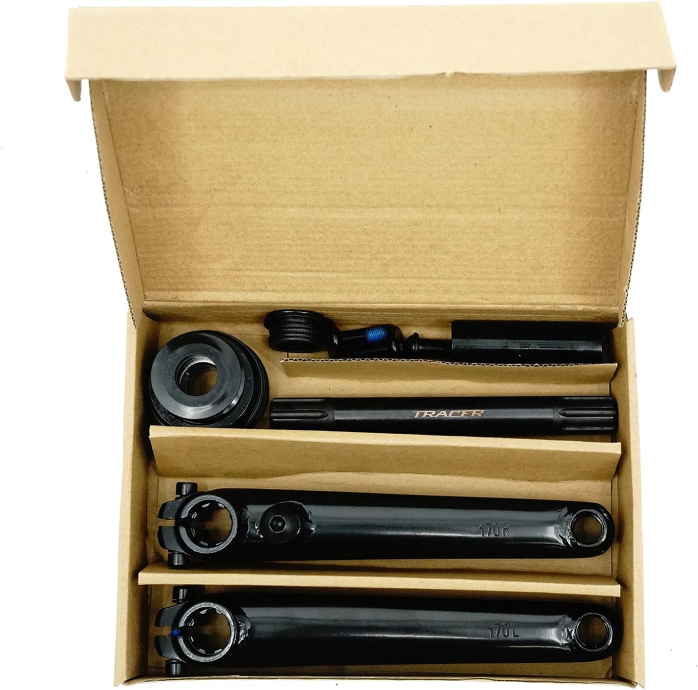 Amazon.com : MICARGI BMX 3pc Crank Set,Single Speed Bike Crankset