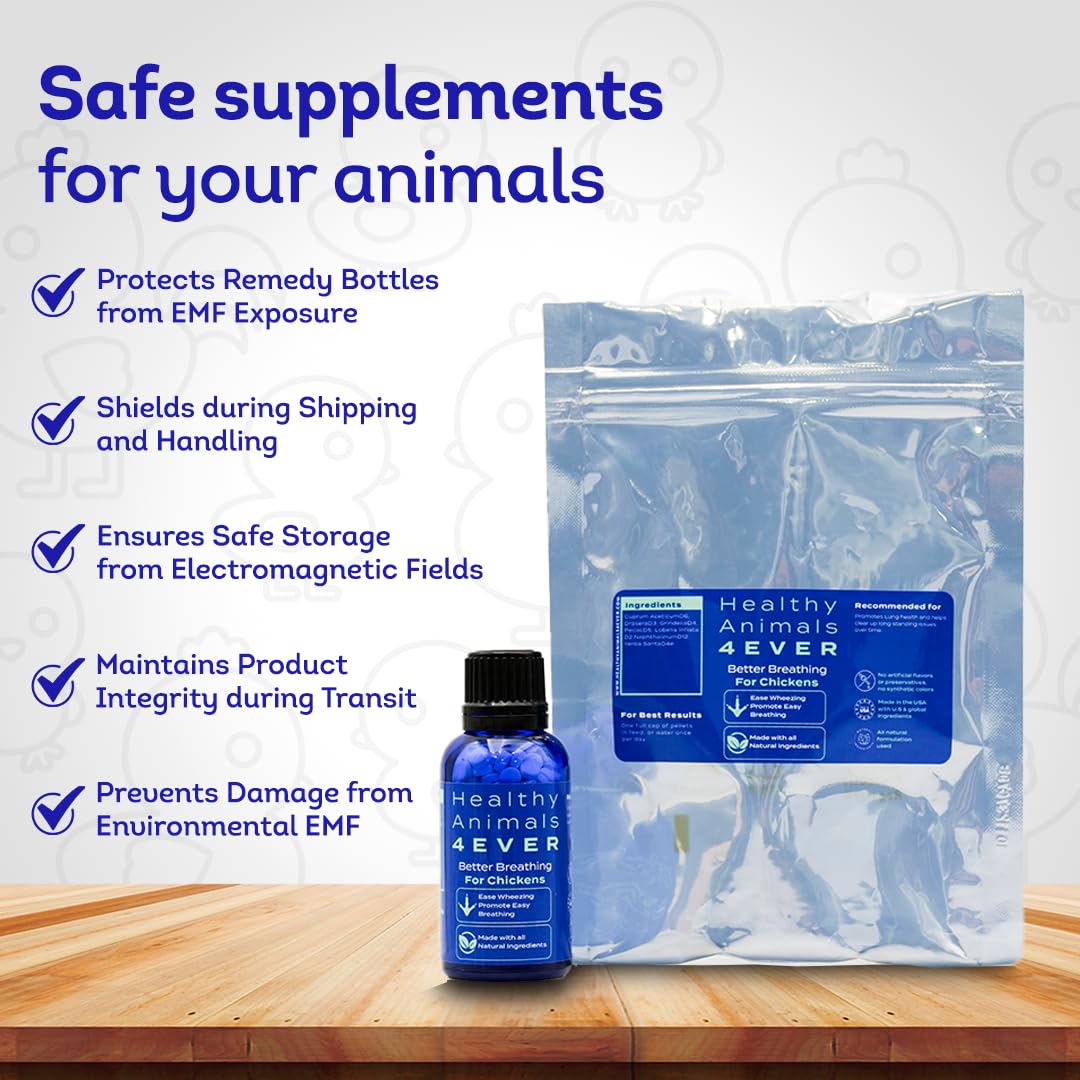 HealthyAnimals4Ever Suplemento respiratorio de pollo totalmente natural, ayuda respiratoria homeopática eficaz para pollos, 300 tabletas de apoyo respiratorio para pollos